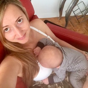 new mom and her baby