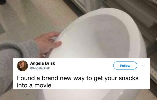 This Woman Came Up With A Genius Way To Sneak Snacks Into The Movies And You’re Going To Wish You’d Thought Of It Sooner