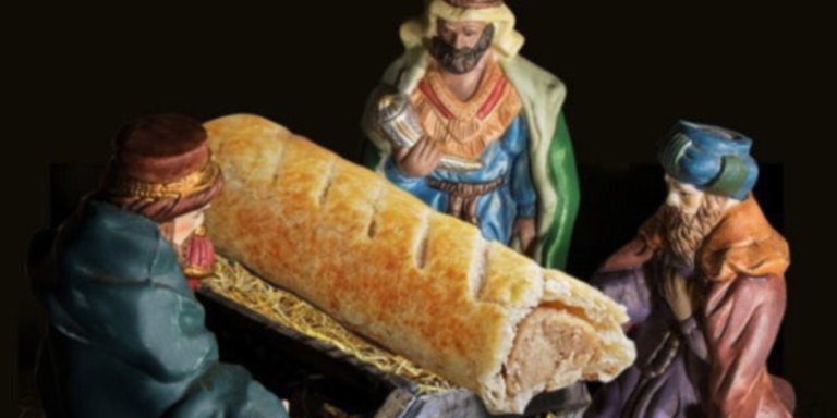 This Bakery Replaced Baby Jesus With A Sausage Roll In Its Nativity Scene And Now Christmas Is Apparently Cancelled
