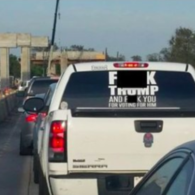 A Sheriff Threatened To Arrest This Woman For Her ‘Fuck Trump’ Bumper Sticker, So She Clapped Back With A Savage New One