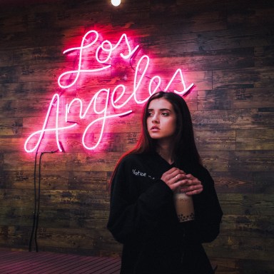 the bright neon lights of Los Angeles, but somehow the lights didn't shine as bright as they did on her mama's TV screen