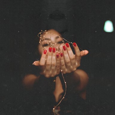 girl holding lights, love you deserve, self-love quotes, self love quotes, passion you're worthy of