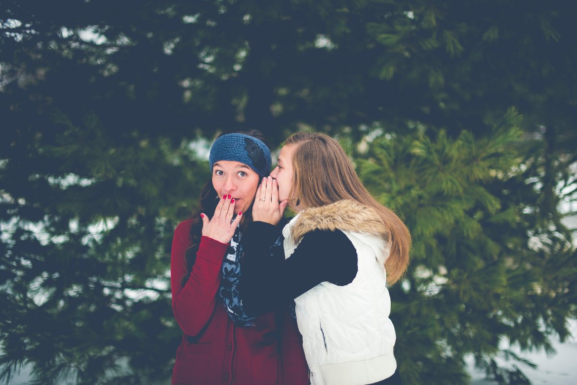 girls gossiping