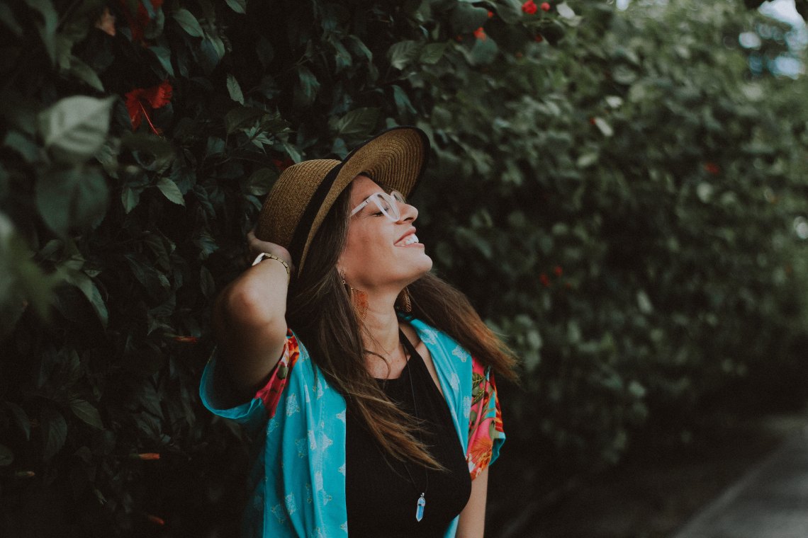 girl smiling looking at the sky, happy woman, unanswered prayer, blessings, prayers, unanswered prayers are blessings