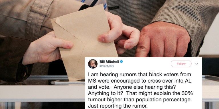 This Trump Supporter Tweeted A Racist Conspiracy Theory About The Alabama Election And The Responses Are Hilarious