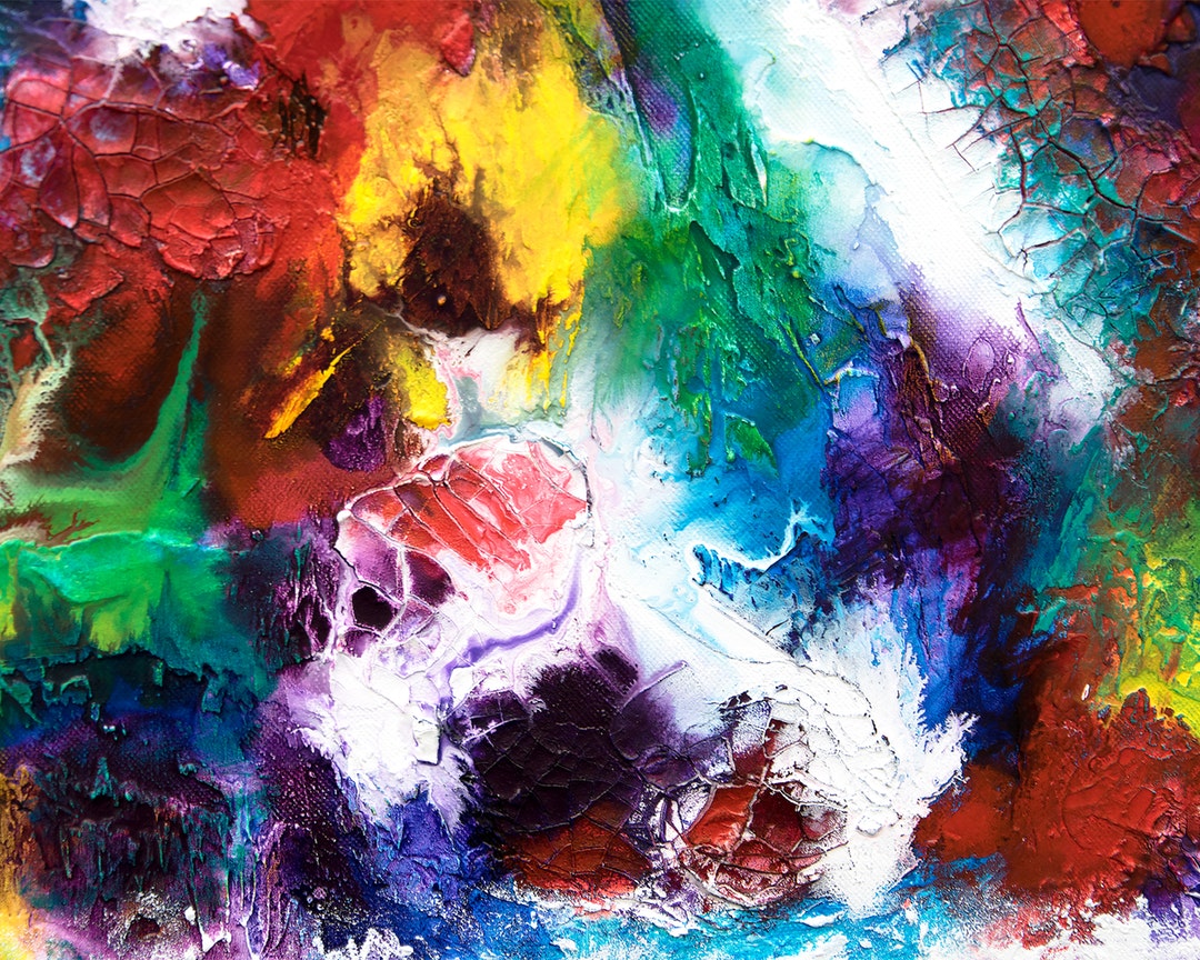 multicolored abstract painting