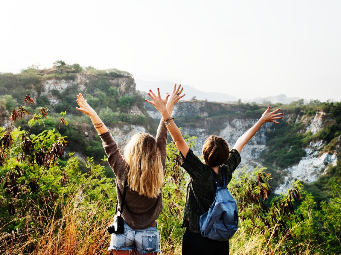 Women traveling together