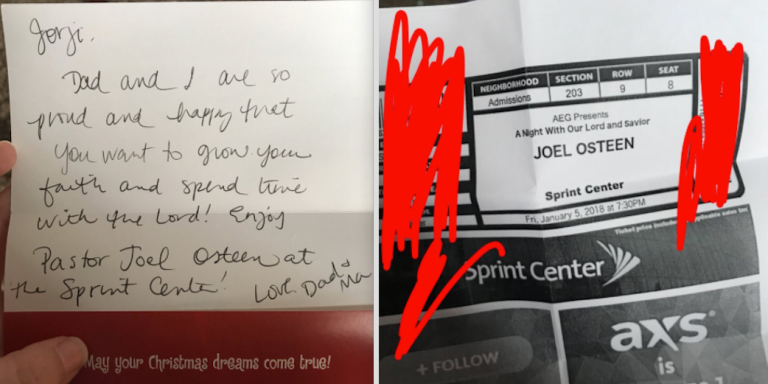 These Parents Pranked Their Daughter By Swapping Out Her Lorde Tickets For Something A Little Holier