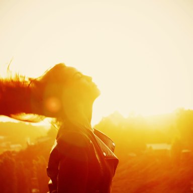 girl in the sun