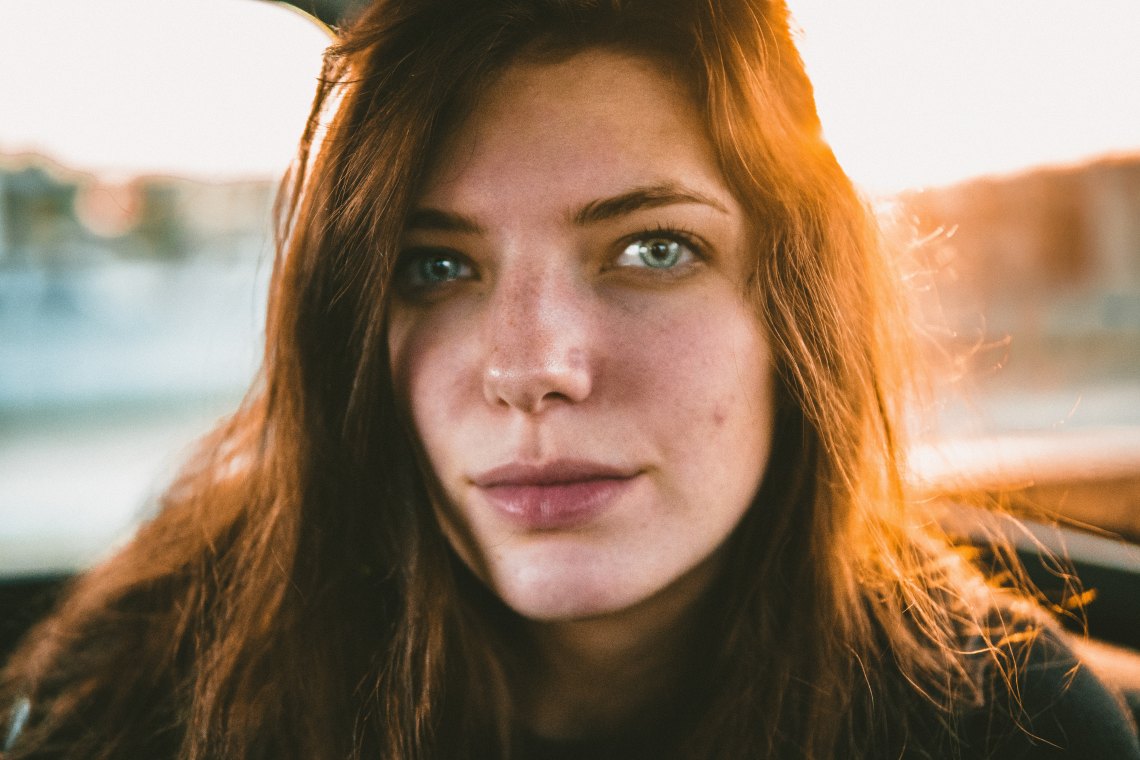 A girl with anxiety