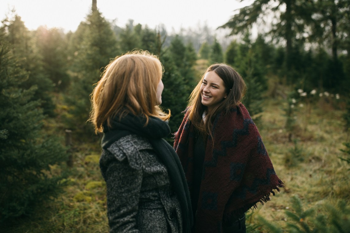 friends laughing with each other