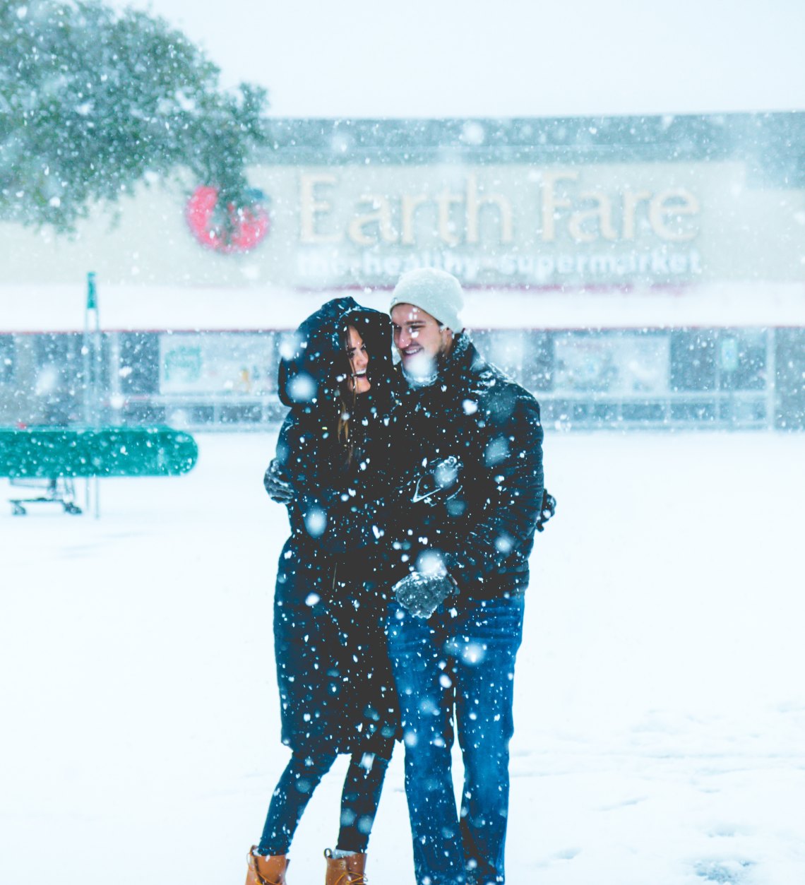 couple in snow