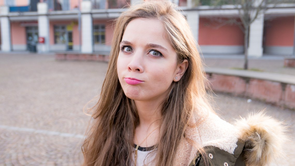 A girl looking for a date