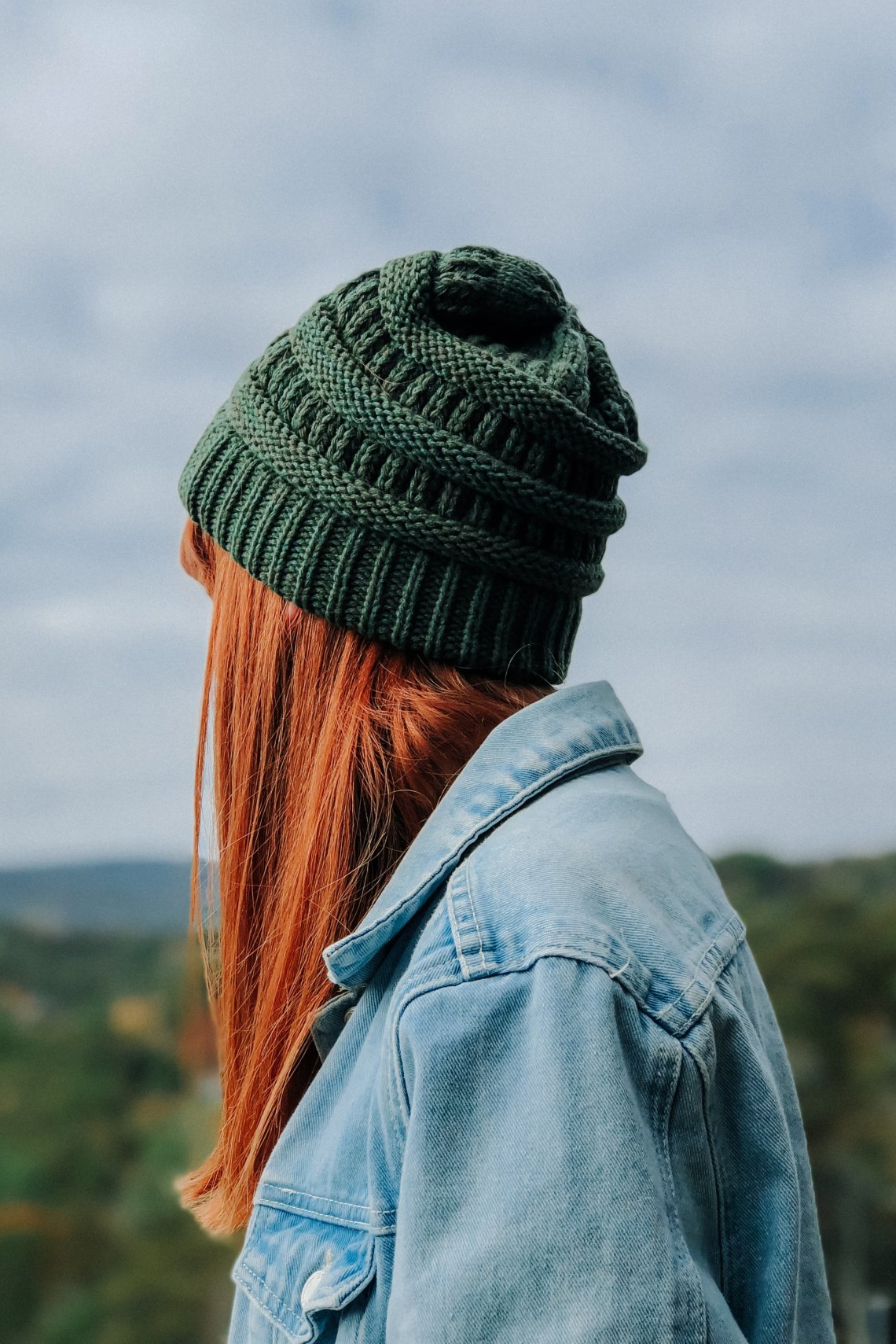 A girl ready to leave