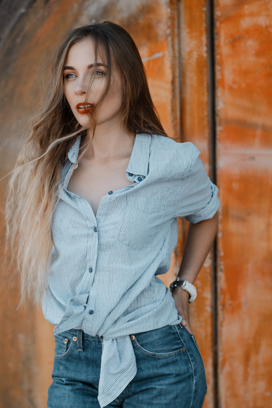 A girl who takes care of herself