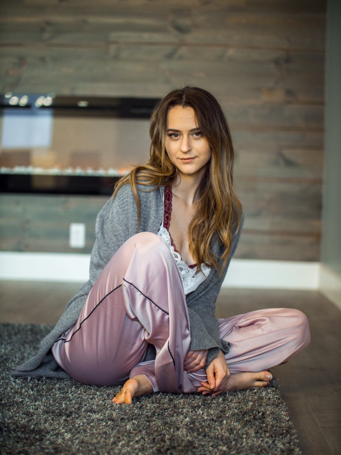 A girl who is feeling okay