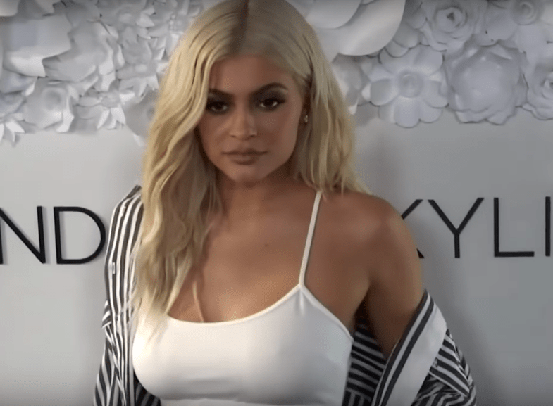 Kylie Jenner at a press event