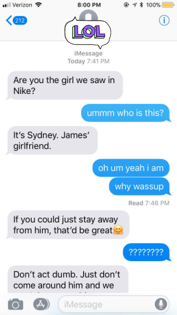 creepy girlfriend texts