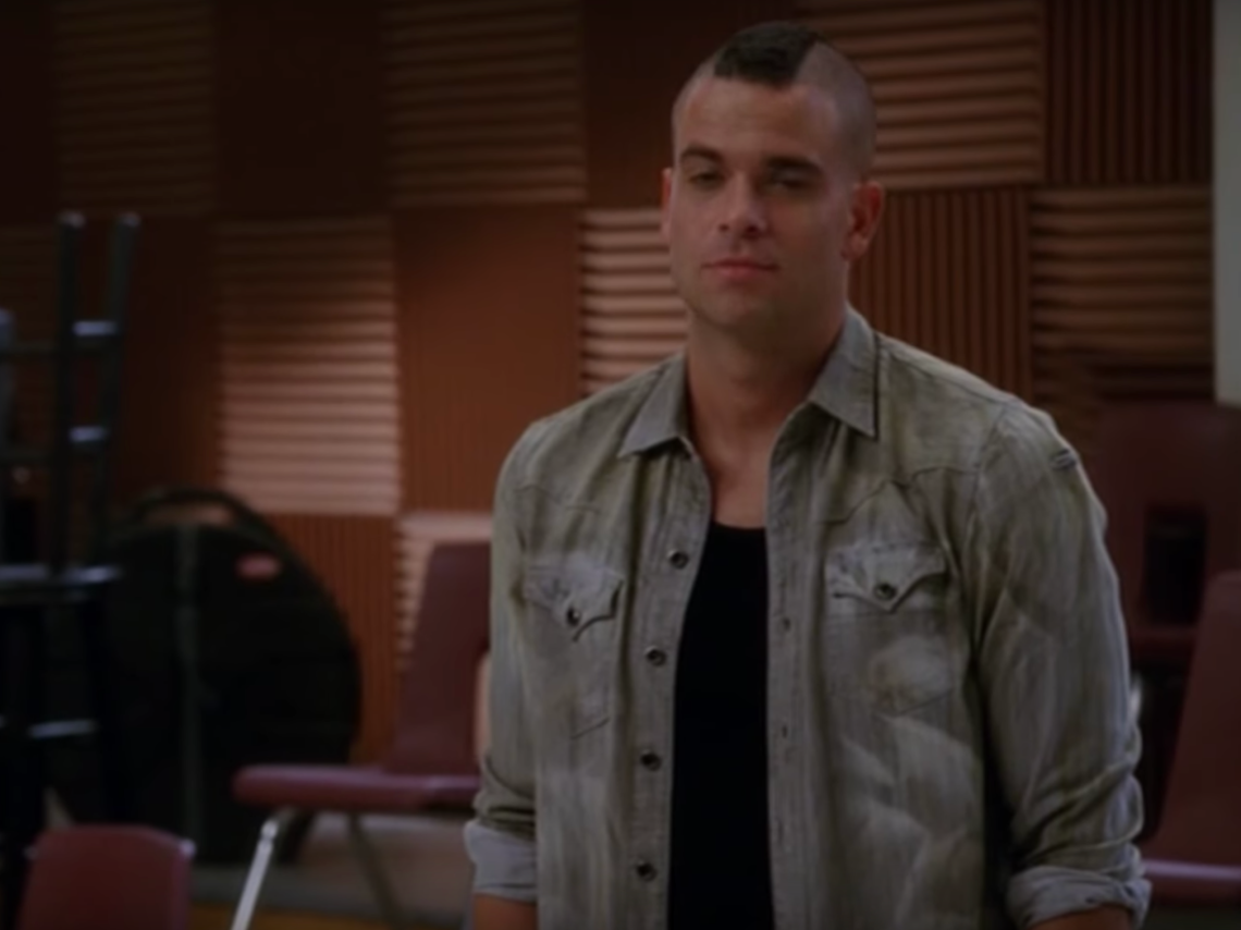Mark Salling on Glee