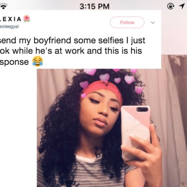 This Woman Sent A Fire Selfie To Her BF And His Response Was Extra AF