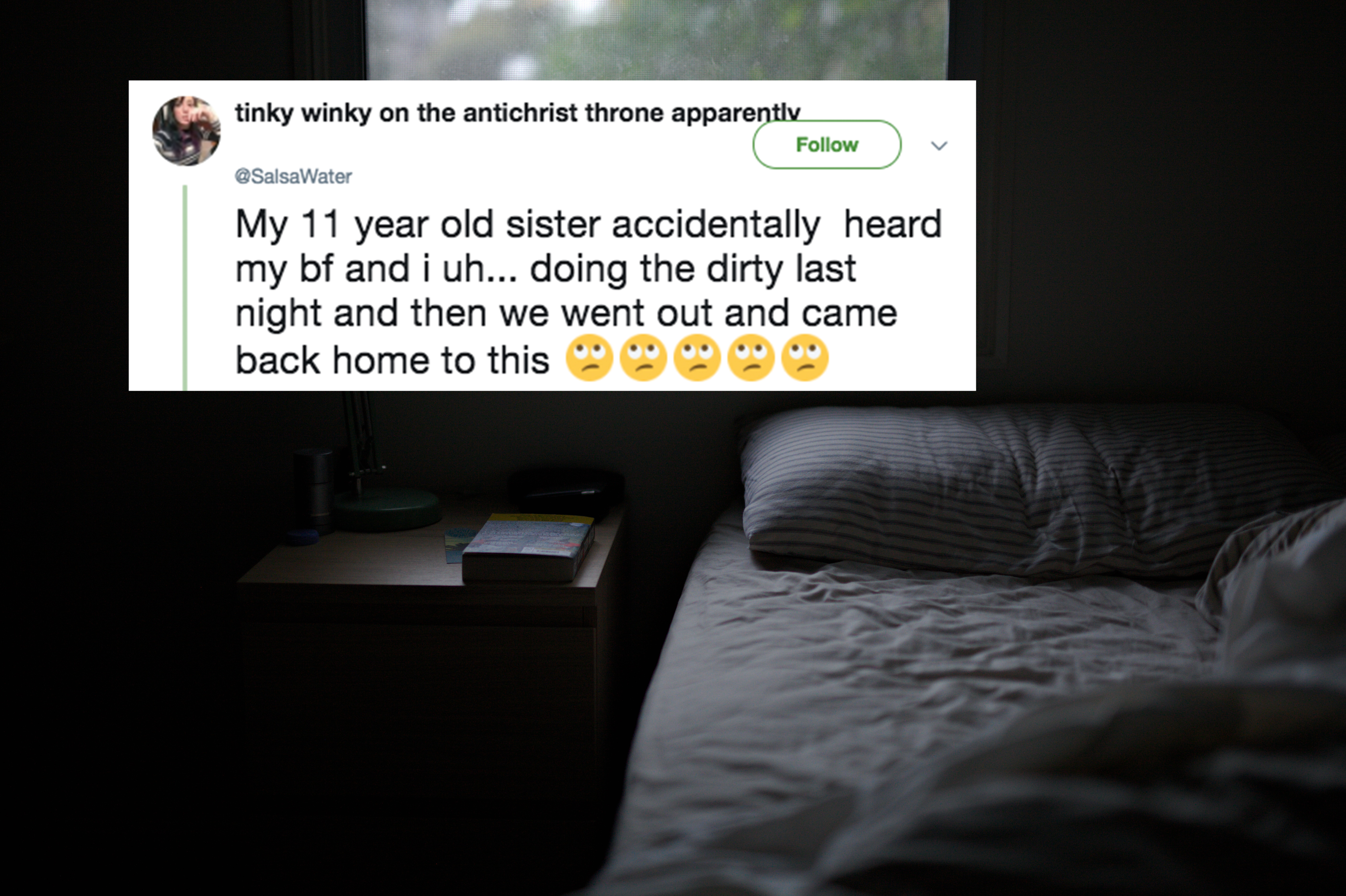This 11-Year-Old Overheard Her Sister Having Loud Sex So She Found A Hilarious Way To Get Back At Her Thought Catalog image