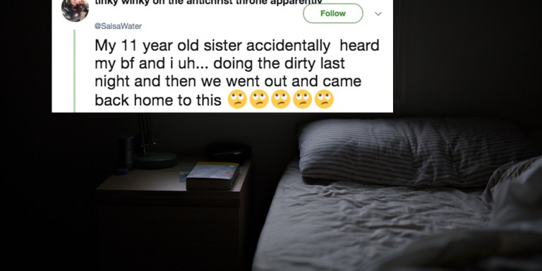 This 11-Year-Old Overheard Her Sister Having Loud Sex So She Found A Hilarious Way To Get Back At Her