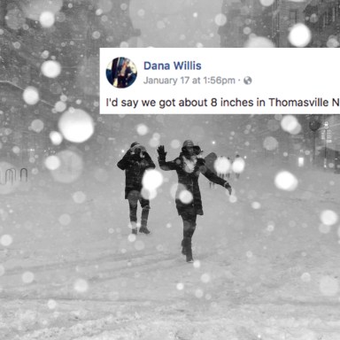 This Woman Found The Most Hilariously NSFW Way To Measure The Amount Of Snow In Her Yard