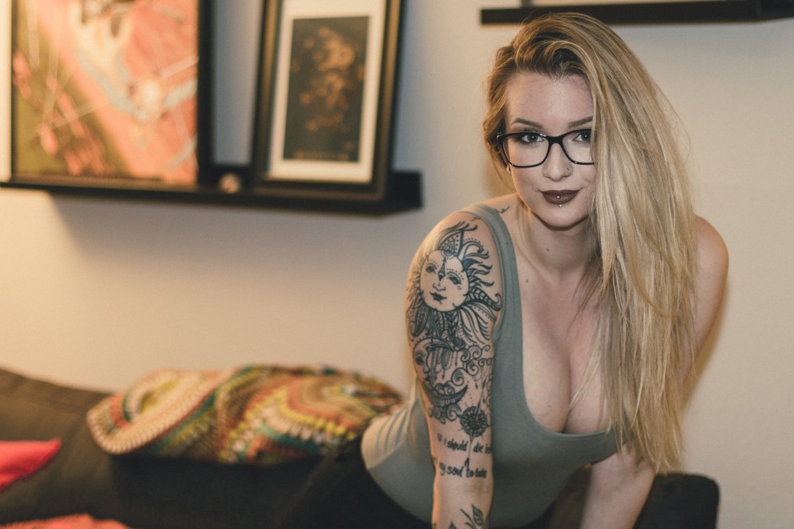 A girl who still isn't over her ex