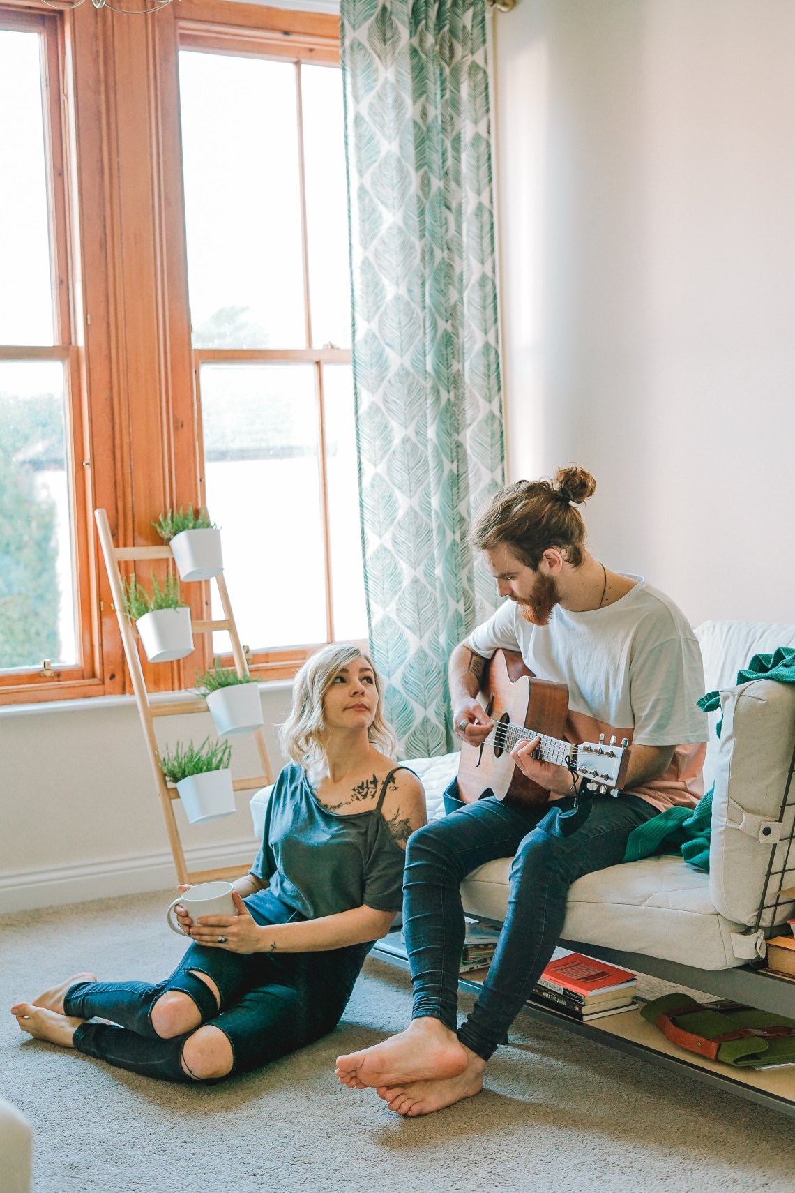 A couple who lives together