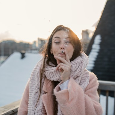 woman smoking pot