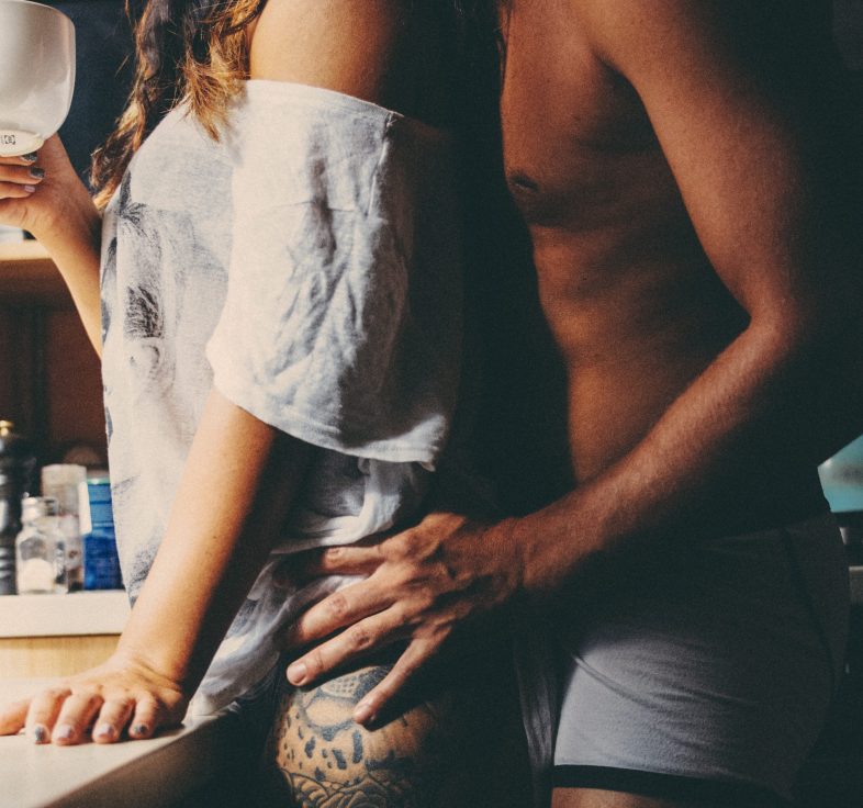A couple ready to have sex