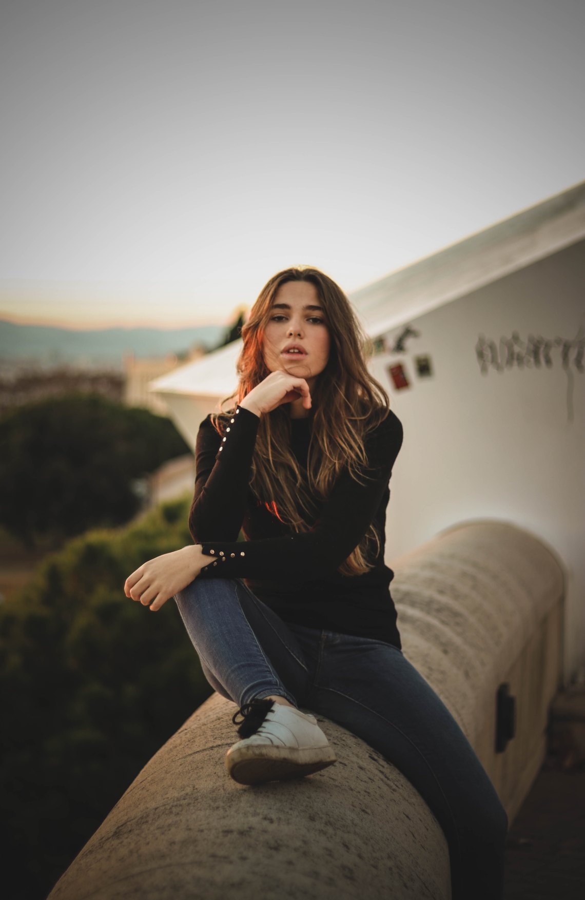 A girl with fears