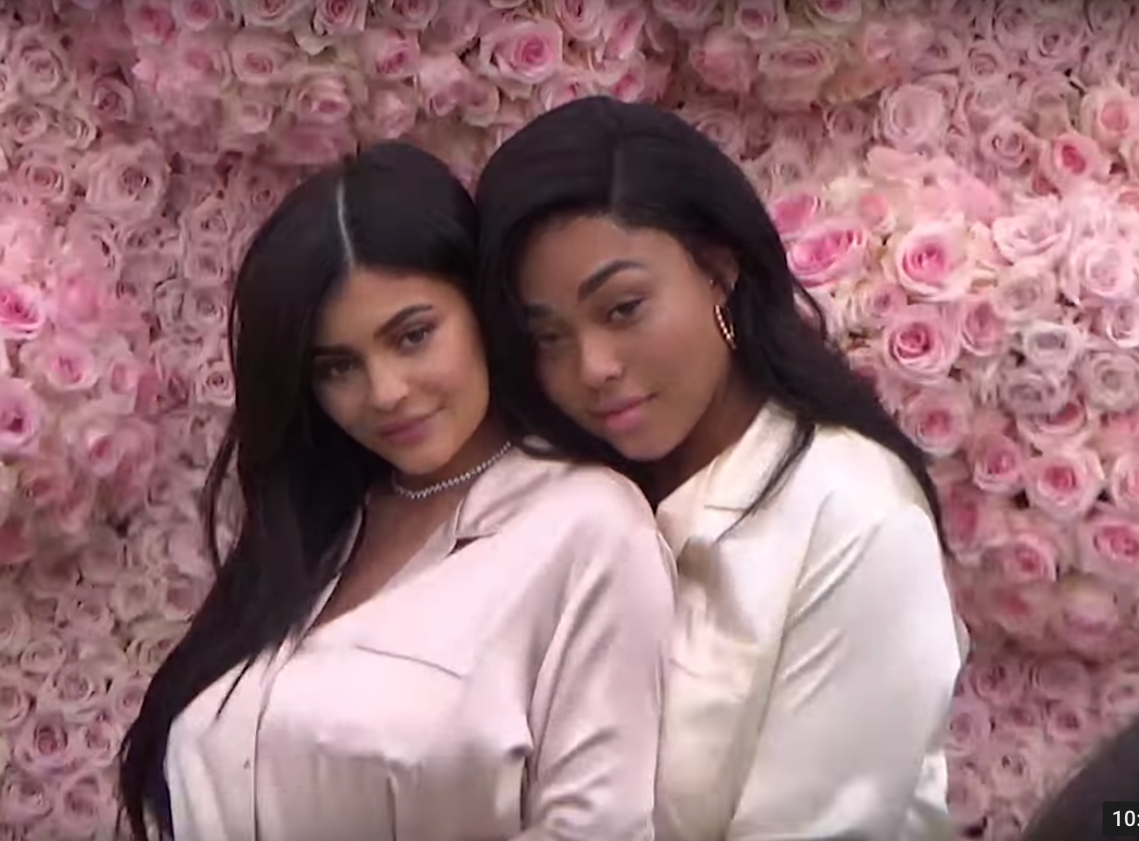 Kylie Jenner and her friend Heather at their joint Baby Shower
