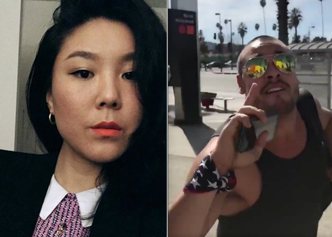 An Asian-American Woman And THe Racist Man Wh oWouldn't Stop Harassing Her