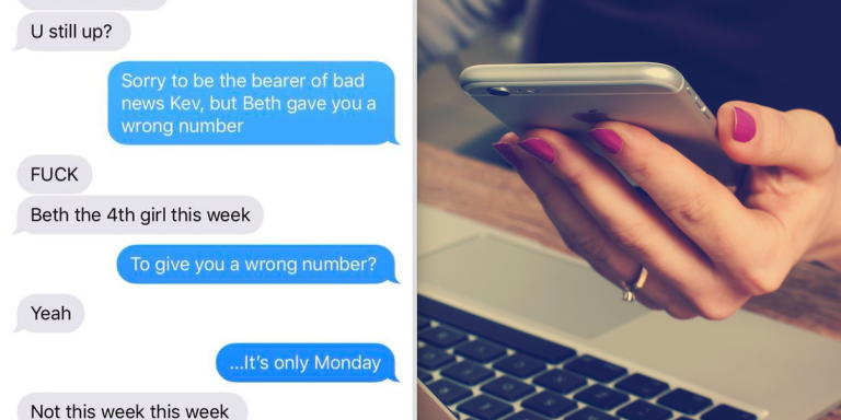 This Guy Didn’t Know Why He Kept Getting Fake Numbers From Women, But One Wrong Number Text Completely Changed His Perspective
