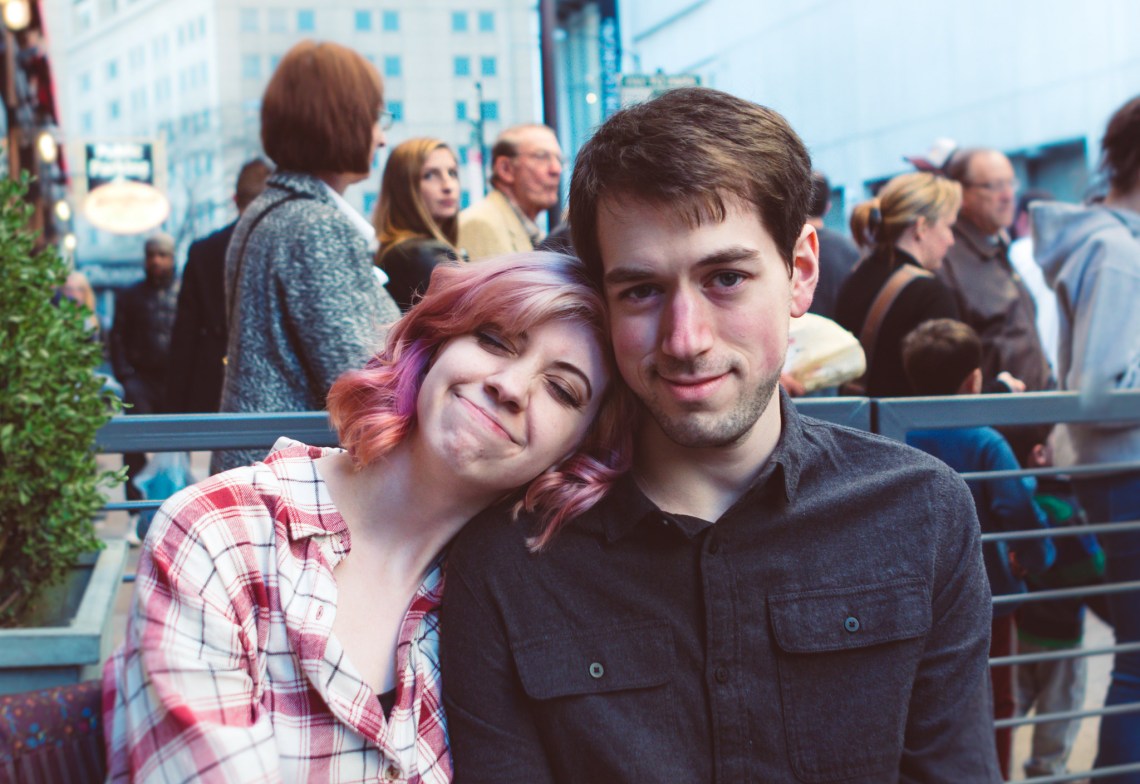 A pair coming close to dating