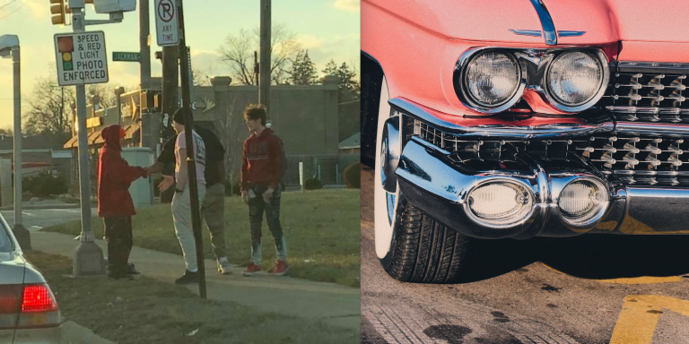 These Teens Stopped Their Car When They Noticed A Homeless Man By The Side Of The Road And What They Did Next Was Heartwarming