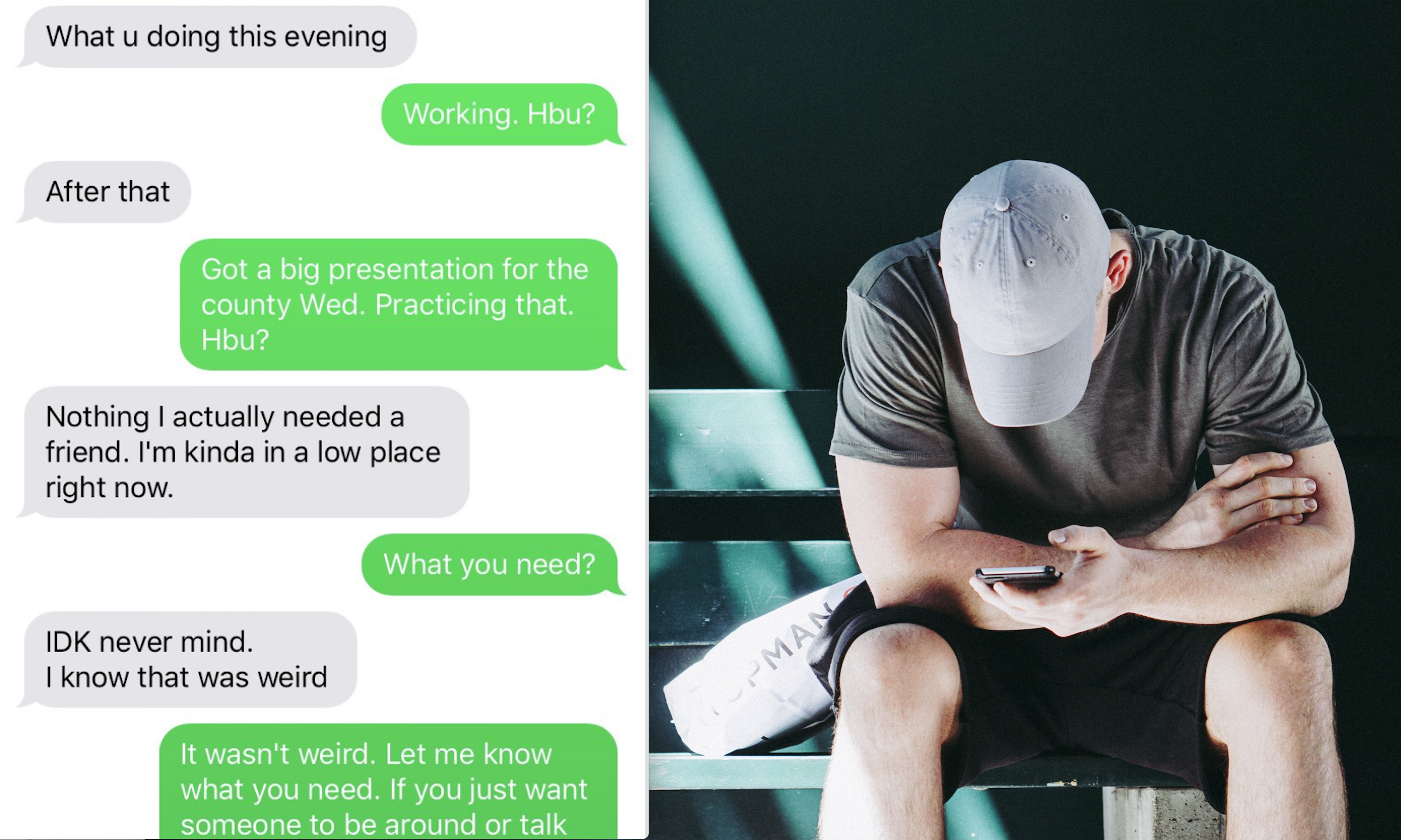 These Last Texts Between A Man And His Friend Who Committed Suicide Are