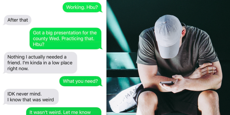 These Last Texts Between A Man And His Friend Who Committed Suicide Are Heartbreakingly Tragic