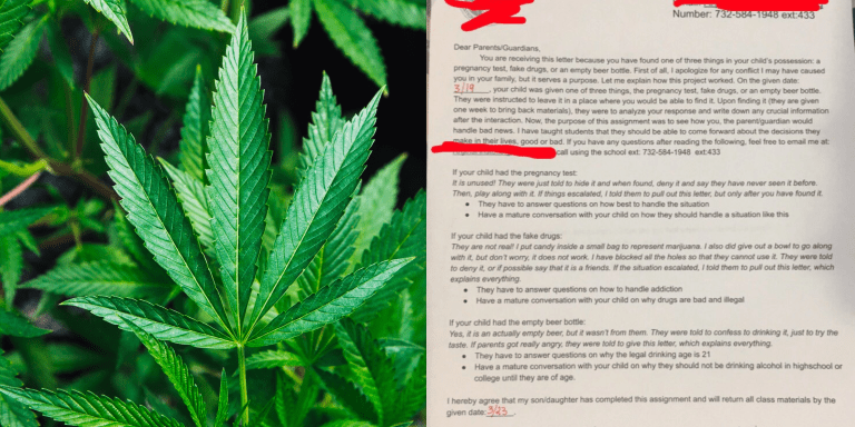 This Teen’s Mom Found Her Weed, So She Made Up A Fake Class Assignment To Get Herself Out Of Trouble