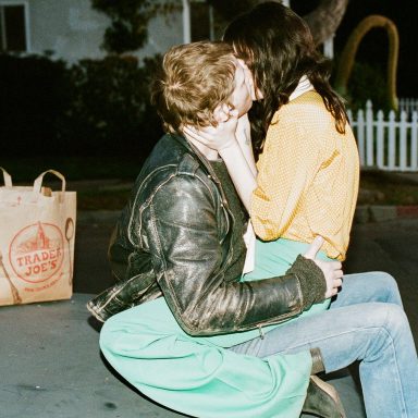 A couple in a relationship