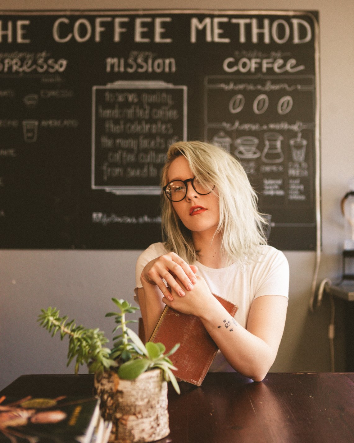 A woman with anxiety