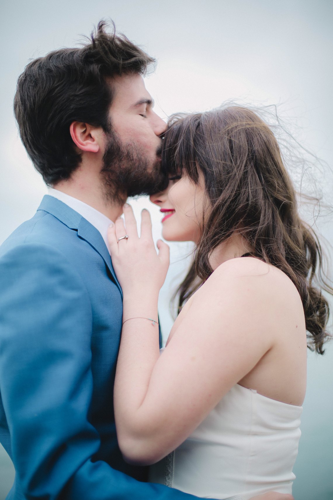 A couple at a wedding