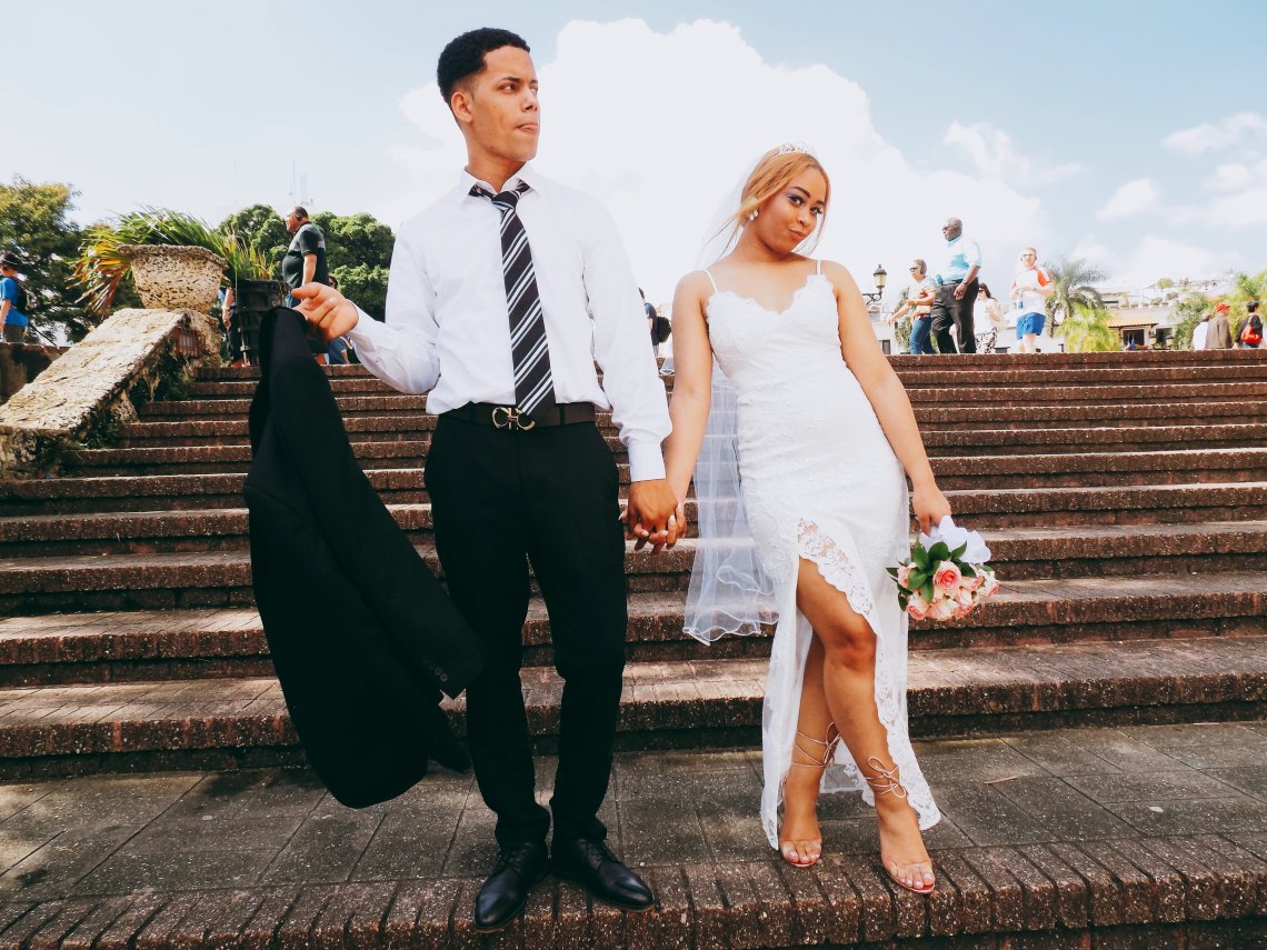 A couple in a relationship