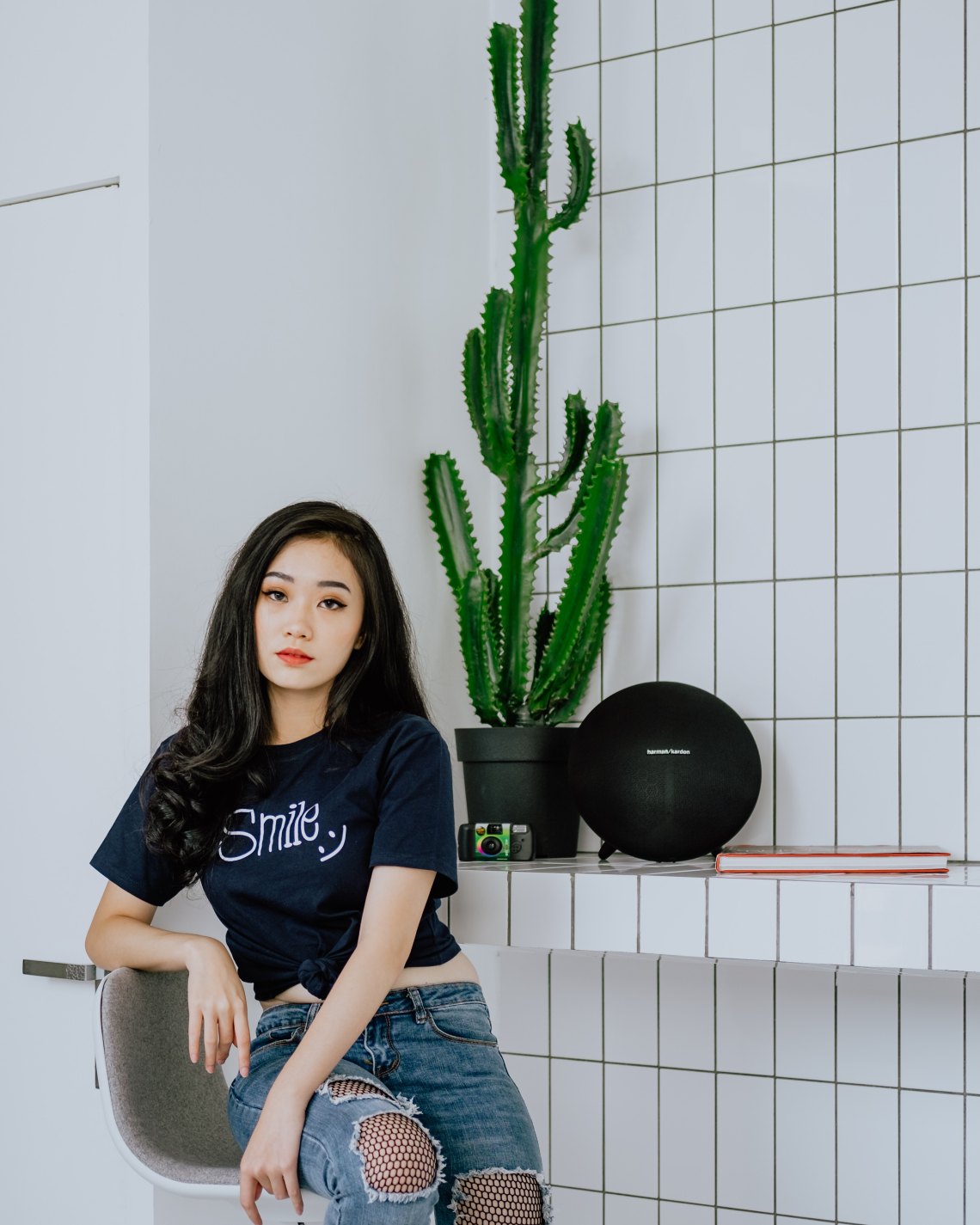 A woman who feels like she is falling behind