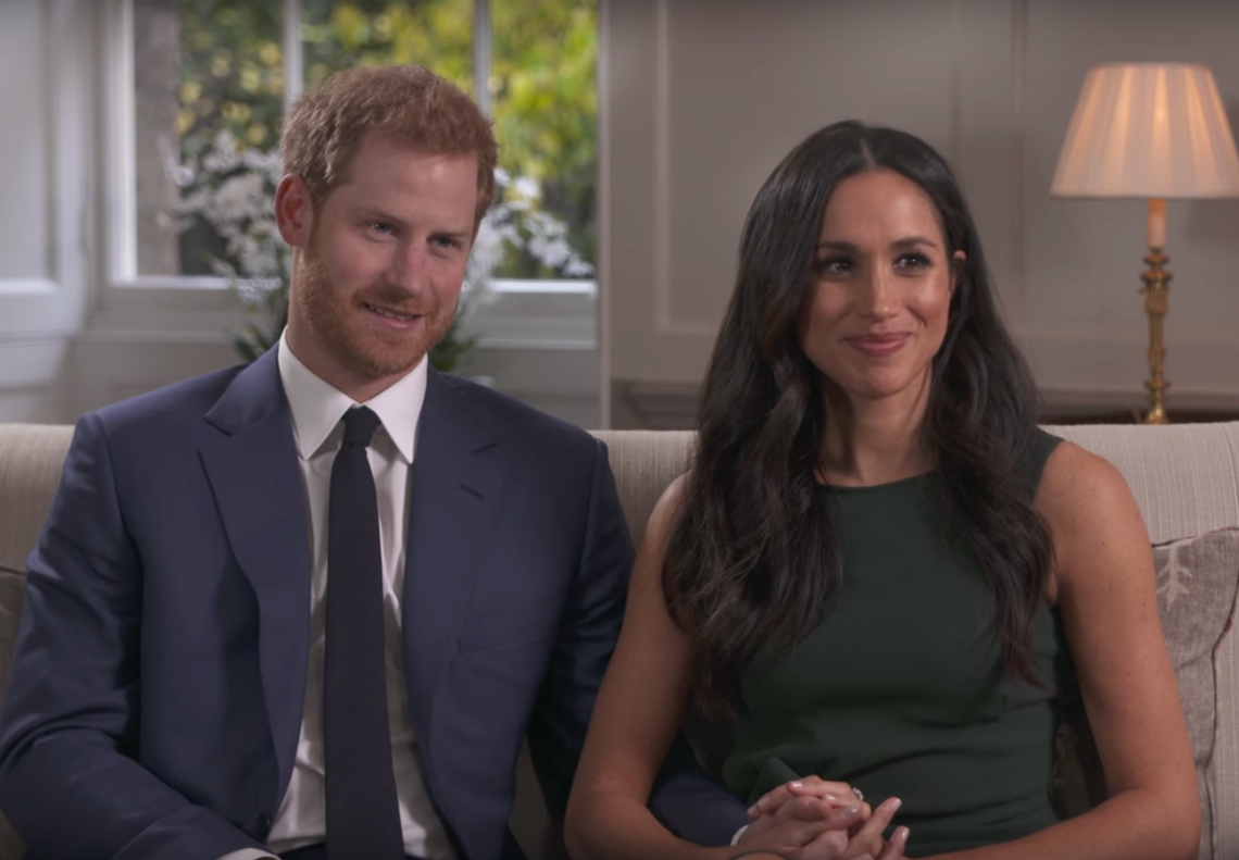 Meghan Markle and Prince Harry during their BBC engagement interview