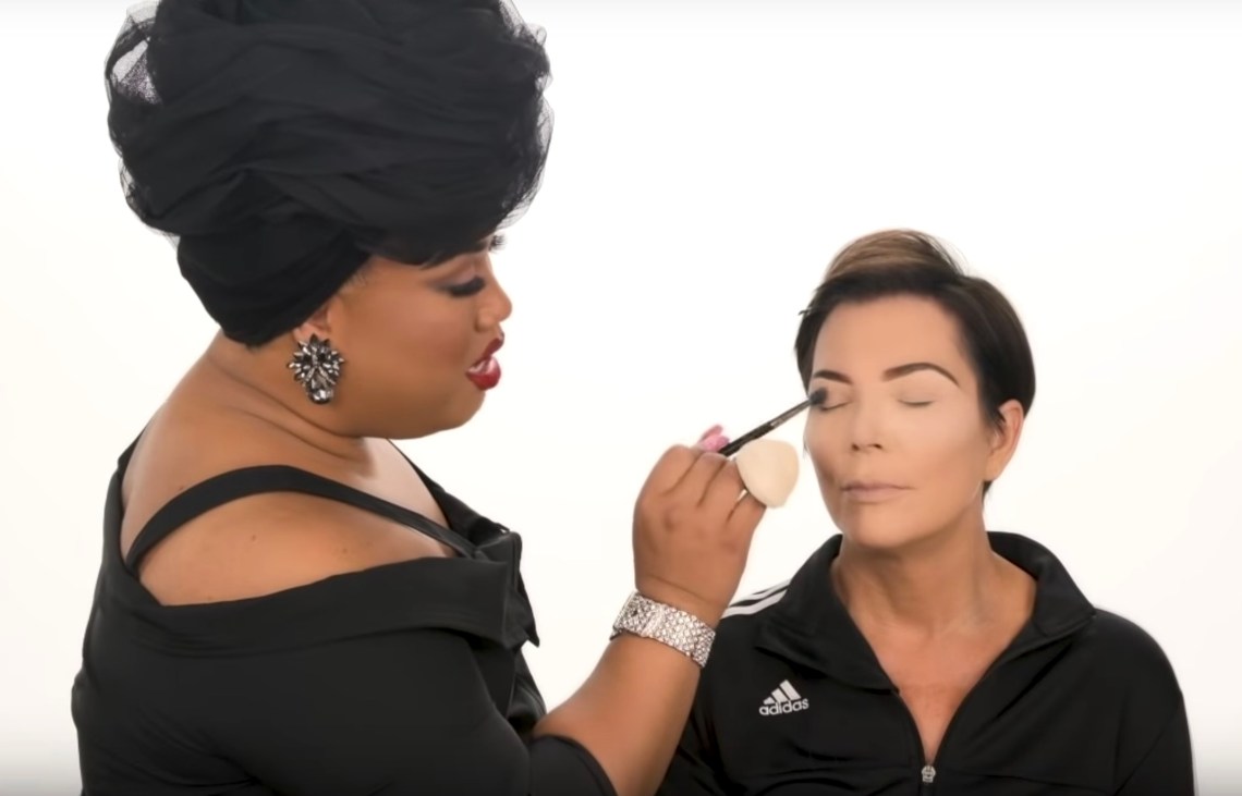 Kris Jenner and Patrick Starrr makeup tutorial
