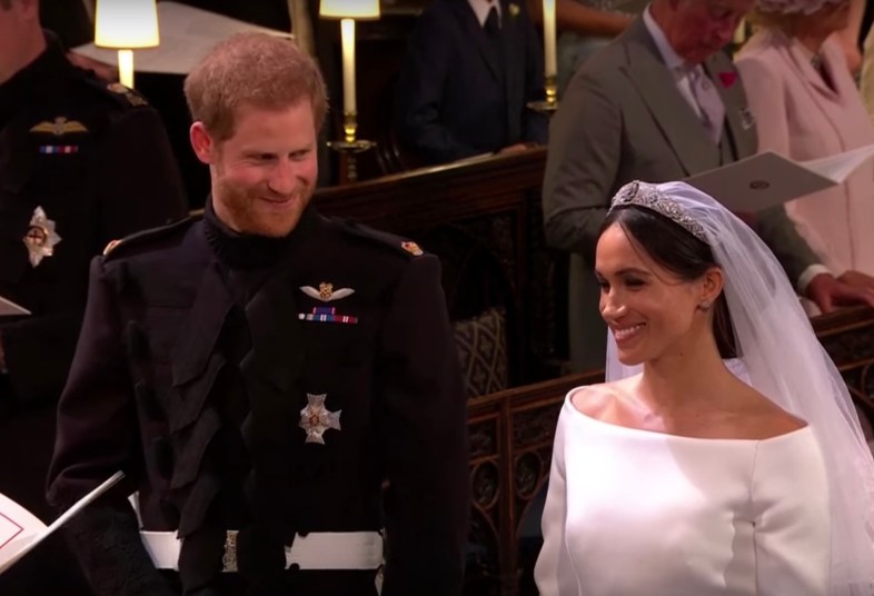 Harry and Meghan at The Royal Wedding