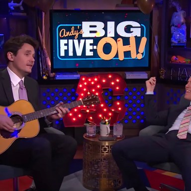 John Mayer and Andy Cohen Are Definitely Not Dating