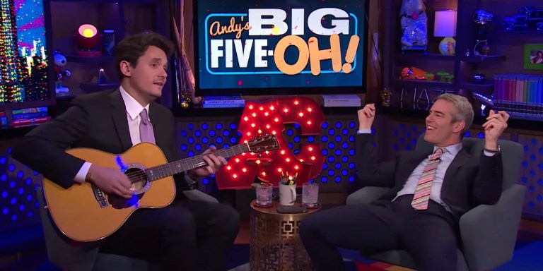 John Mayer and Andy Cohen Are Definitely Not Dating